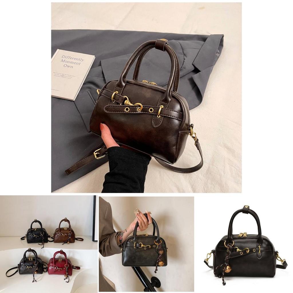Chic Urban Simple Design Pu Leather Small Square Tote Bag For Everyday Use
