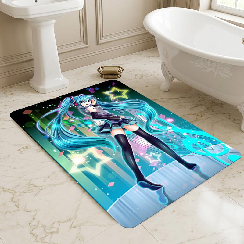 Vocaloid Fantasy Living Room Nonslip Area Rug Soft Carpet For Bedroom Game Playroom Sofa Office Home Decor Doormat Christmas Gift C9301217