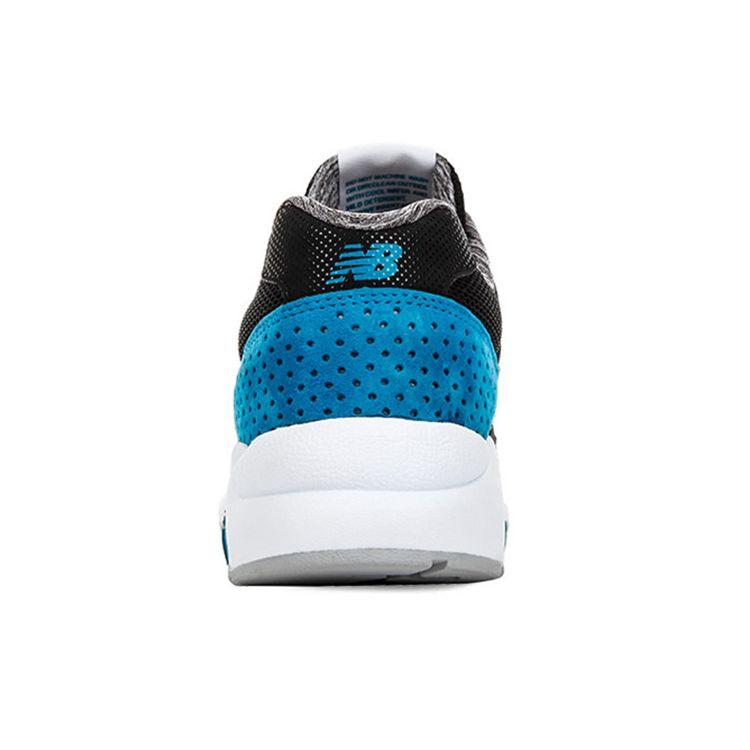 New Balance NB 580 Retro Fabric Low-Top Marathon Running Shoes Unisex Sneaker Black Blue MRT580MN