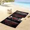 Name Custom Oklahoma Sonners Print Beach Towel, Large Soft Quick Dry Towel for Beach Camping Swimming