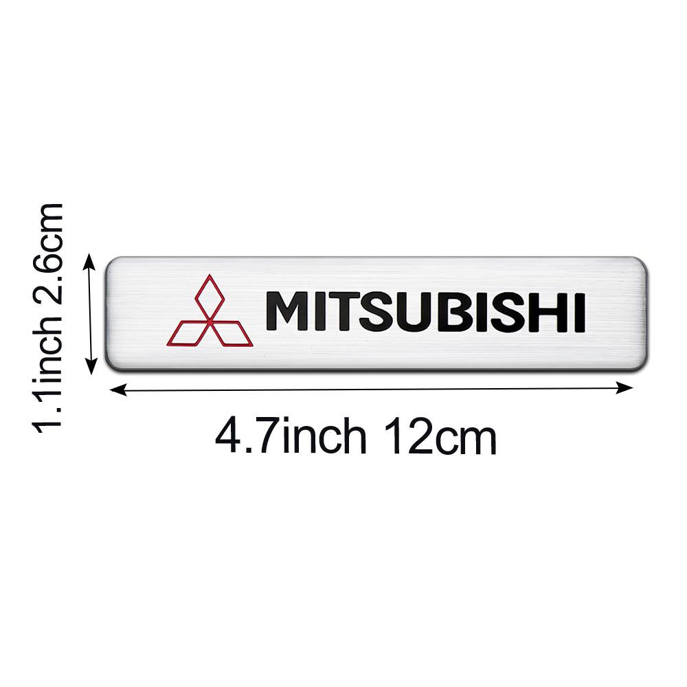 4PC Car Badge Sticker Auto Sticker Body Trunk Decorative Decal for MITSUBISHI Ralliart Lancer Competition Outlander EX LANCER