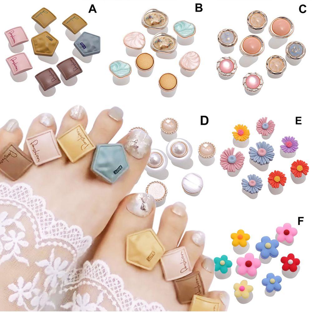 Design Silicone Manicure DIY Toe Separator Nail Art Tool Toe Spacers Dividers Foot Finger Divider