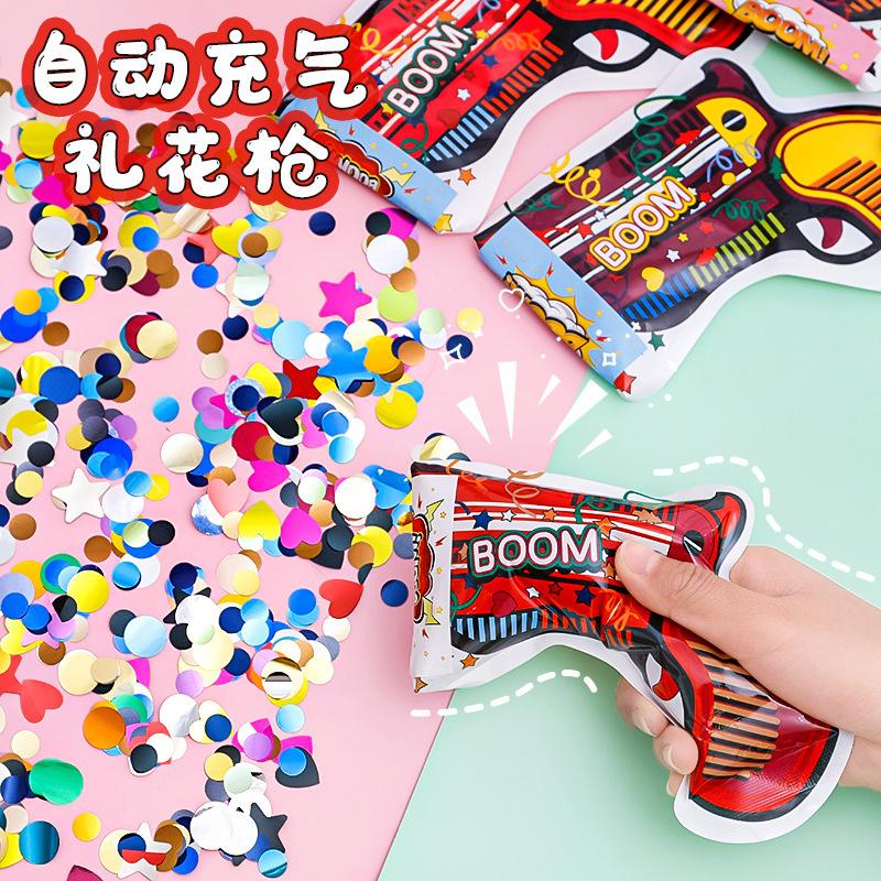 Имитация автоматической надувной гранаты, самовзрывающаяся маленькая жареная сумка, хитрая детская игрушка, забавная шутка, пугающее кольцо, сумка