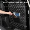 PU Leather Car Seat Back Protector Pad Interior Auto Anti Kick Pads for Kids Child Kick Anti Dirty Protect Mats Auto Accessories