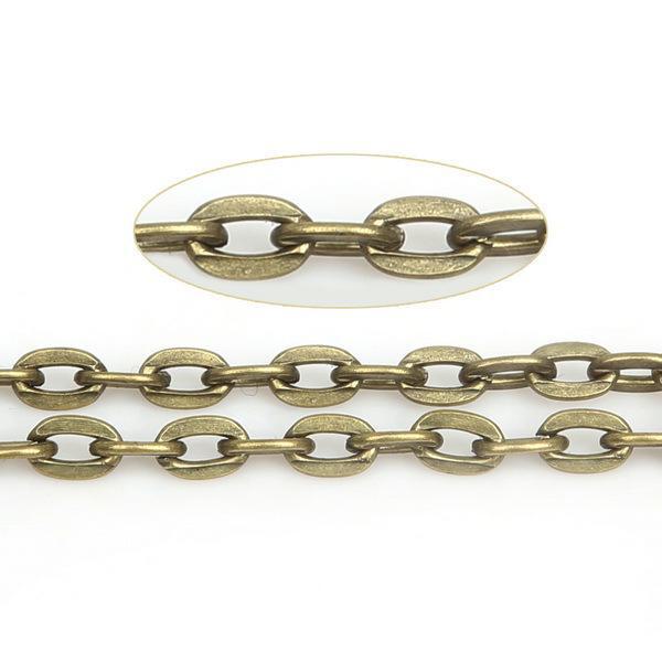 5 метров ручной работы DIY жемчужные серьги аксессуары удлинительная цепочка