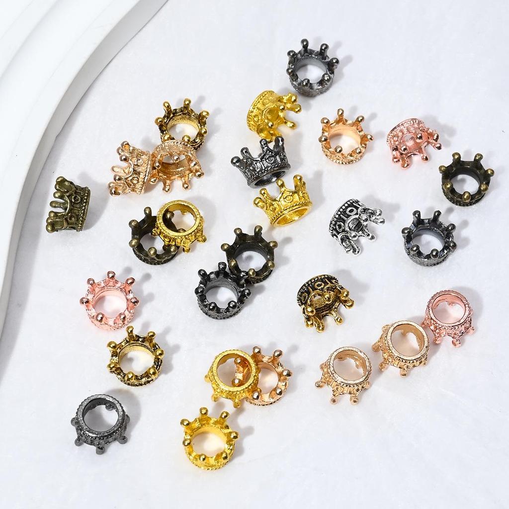 Small Crown Zinc Alloy Jewelry DIY Pendant & Bracelet Charms