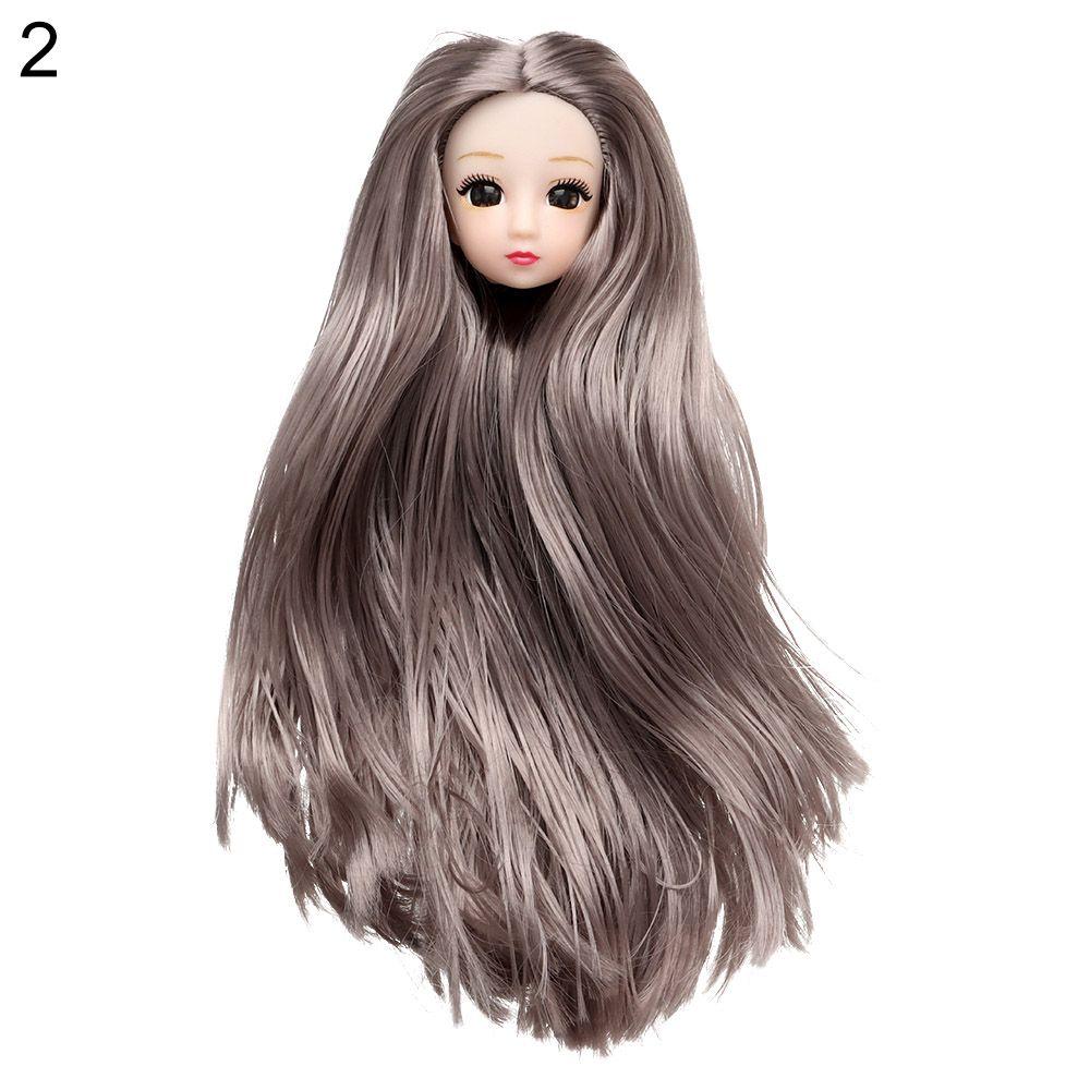 Игрушки Длинные прически 1/6 BJD Кукольная голова DIY Головной убор 30 Кукольные суставы Древние Кукольные аксессуары