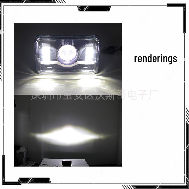 4x6 Inch LED High/Low Beam Truck Light for Jeep - Off-Road Vehicle Square Headlight