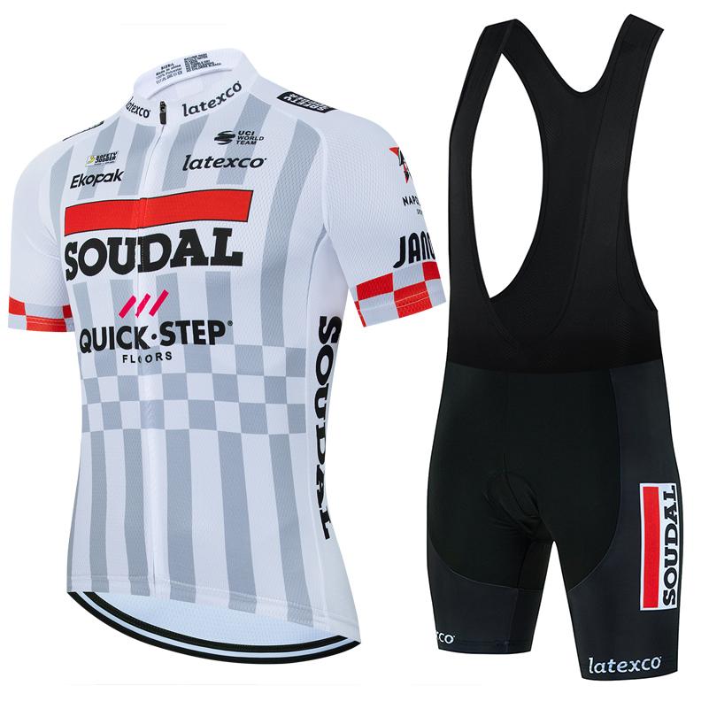 2025 SOUDAL Quick Step Велосипедные комплекты одежды Велосипедная одежда для MTB С короткими рукавами Велосипедная одежда Ropa Ciclismo Hombre Maillot