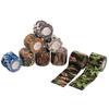 12pcs Camouflage Tattoo Grip Cover Bandage Elastic Wraps Tapes Nonwoven Self-adhesive Finger Protection for Tattoo Machine Pen Grip 5*4.5cm
