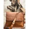 Кожаная сумка Messenger Brown Satchel подлинная ноутбук винтажная мужская наплечная сумка