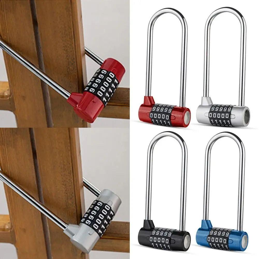 Safely Gym Door Lock 5 Digit Combination Padlock Portable Code Lock Travel Abroad