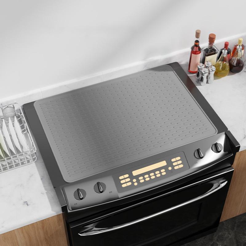 71x50/76x53cm Silicone Electric Stove Mats Multifunction Home Induction Cooker Cover Mat Kitchen Glass Top Stove Protection Mat