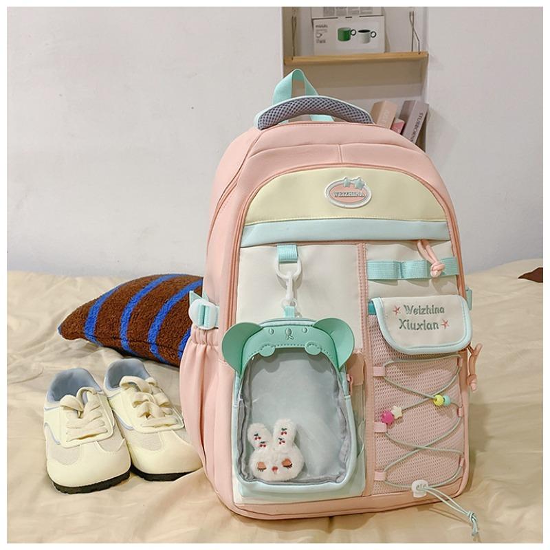 Школьный рюкзак новый колледжский стиль свежий и милый конфетный цвет рюкзак для учеников средней школы легкий рюкзак большой вместимости