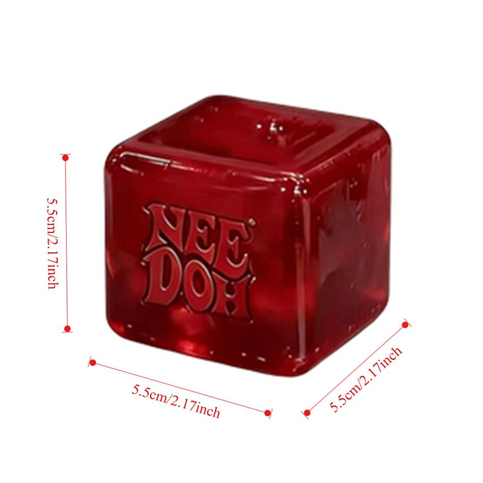 Горячая распродажа Nee-Doh Nice Cube Сенсорный сжимаемый куб для снятия стресса и развития моторики пальцев Игрушка для взрослых Зажимать и играть Подарок