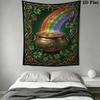 Coins&Rainbows Wall Tapestry Aesthetic Wall Hanging Printed Fabric Blanket Decorative Tapestries for Bedroom Living Room Home Decor