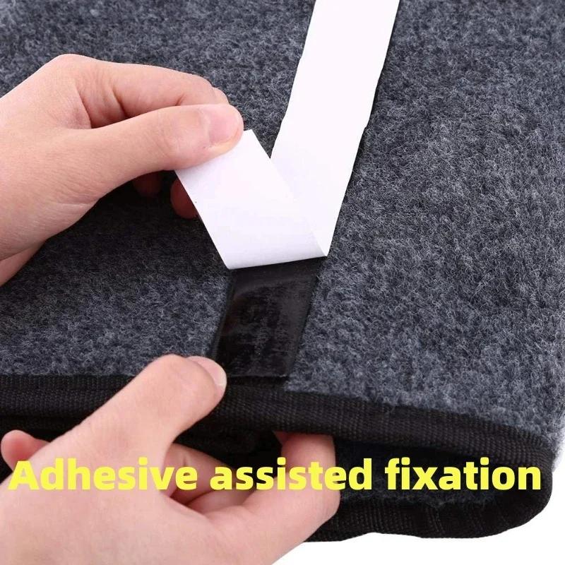 Большой противоскользящий отсек для хранения обуви, органайзер для инструментов, сумка для хранения автомобиля, органайзер для багажника автомобиля, ящик для хранения из мягкого фетра, аксессуары