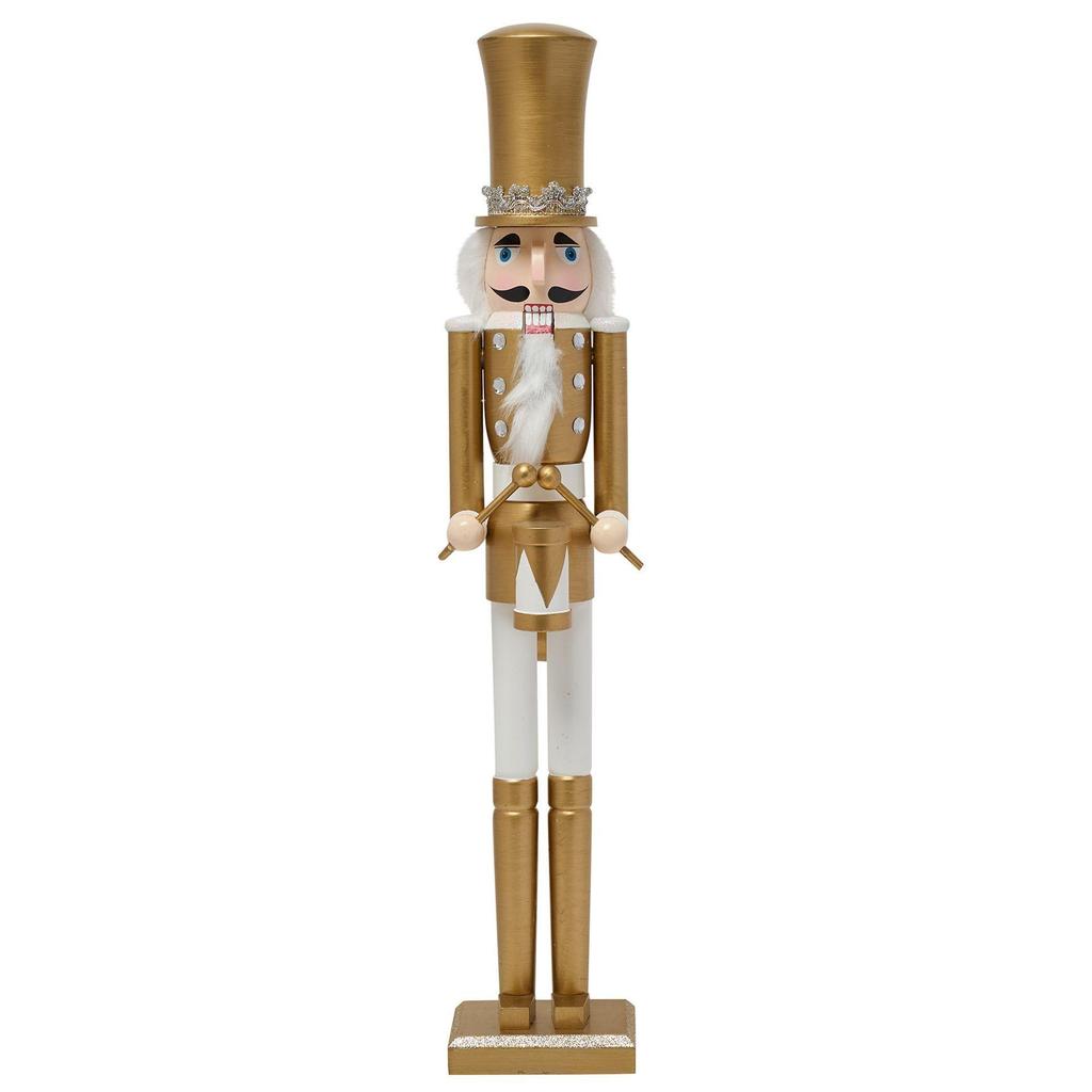 Bellini Wooden Nutcracker - Gold 60cm