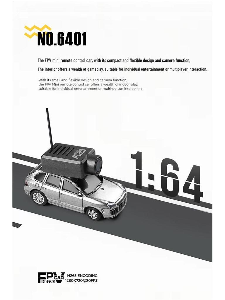 Автомобиль с FPV-камерой Weili 6401: Мини-радиоуправляемая машинка с управлением по Wi-Fi и управлением через мобильное приложение