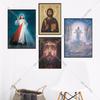 Jesus Christ Shining Portrait Canvas Art Print Painting Poster Wall Pictures For Room Decorative Home Decor Picture No Frame