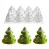 3D Chocolate Mould Bakeware Mousse Mold Soap Christmas Tree Cake Mold  Christmas Decoration