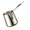 Thickened Coffee Cup Milk Frothing Pitcher Stainless Steel Coffee Milk Cup with Long Handle for Home Kitchen Office