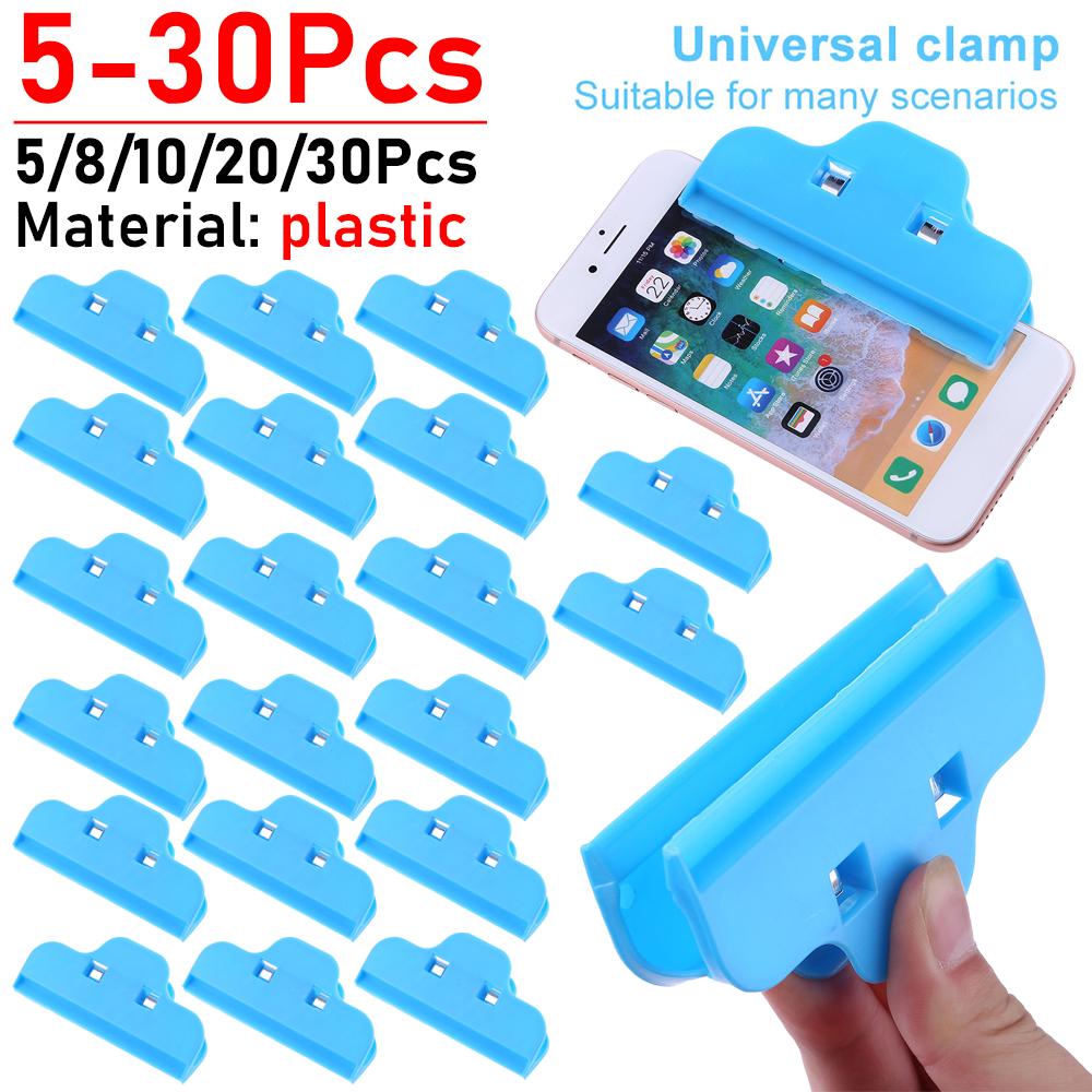5-30 шт. обновленный зажим для крепления мобильного телефона, пластиковый зажим для крепления, регулируемый зажим для ремонта ЖК-экрана iPhone, iPad