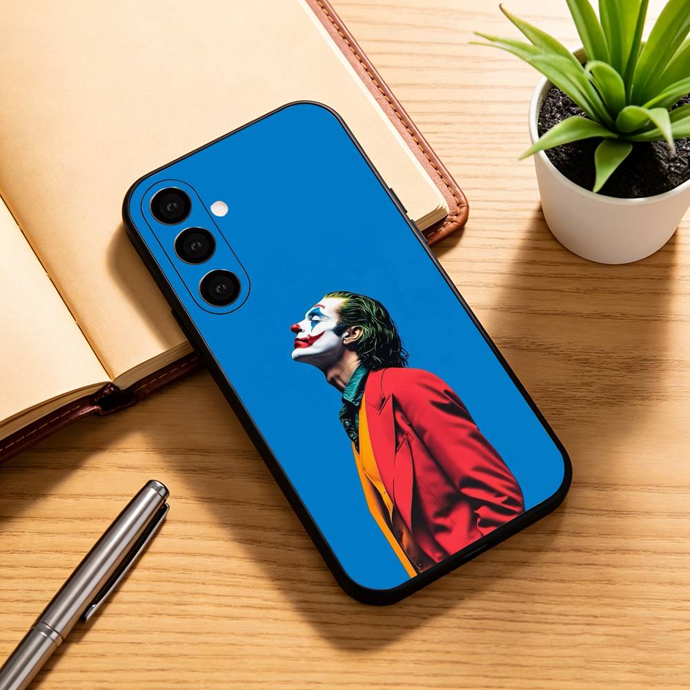 Фильм Джокер Клоун Чехол для телефона для Samsung Galaxy A73, A72, A71, A70, A53, A52, A51, Другие Мягкий черный чехол