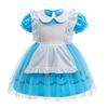 Girls' Halloween & Christmas Alice In Wonderland Princess Dress