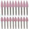 10pcs Dental Polishing Burs Low Speed Dental Grinding Polisher Burs Drill Bits Set