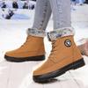 Snow Boots Women's High-top Cotton Boots Cold-proof and Warm Boots Women's Velvet Thickened Cotton Shoes Soft-soled Versatile Boots