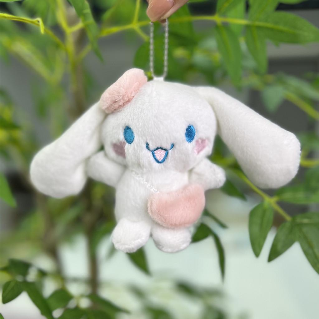 Pink Plush Adorable Bunny Keychain 10cm Soft Cute Stuffed Animal Gift With Chains Colorful