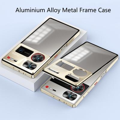 Для ZTE Nubia Z70 Ultra Чехол Алюминиевый Сплав Металлический Рамочный Чехол Для Nubia Z70Ultra 5G Матовый Прозрачный Телефон Акриловый Задний Чехол-Бампер