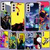 Мультяшный чехол для телефона E-Edgerunners C-Cyberpunk для Samsung Galaxy S25 Edge S24 S23 FE S21 S20 S10 Plus S22 S26 Ultra Прозрачная крышка C