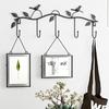 Baking Paint Key Hook 5 Hooks Hanger Rack New Coat Hanger  Home