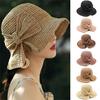Straw Summer Hats Women Ladies Fashion Foldable Beach Sun Hat Brimmed