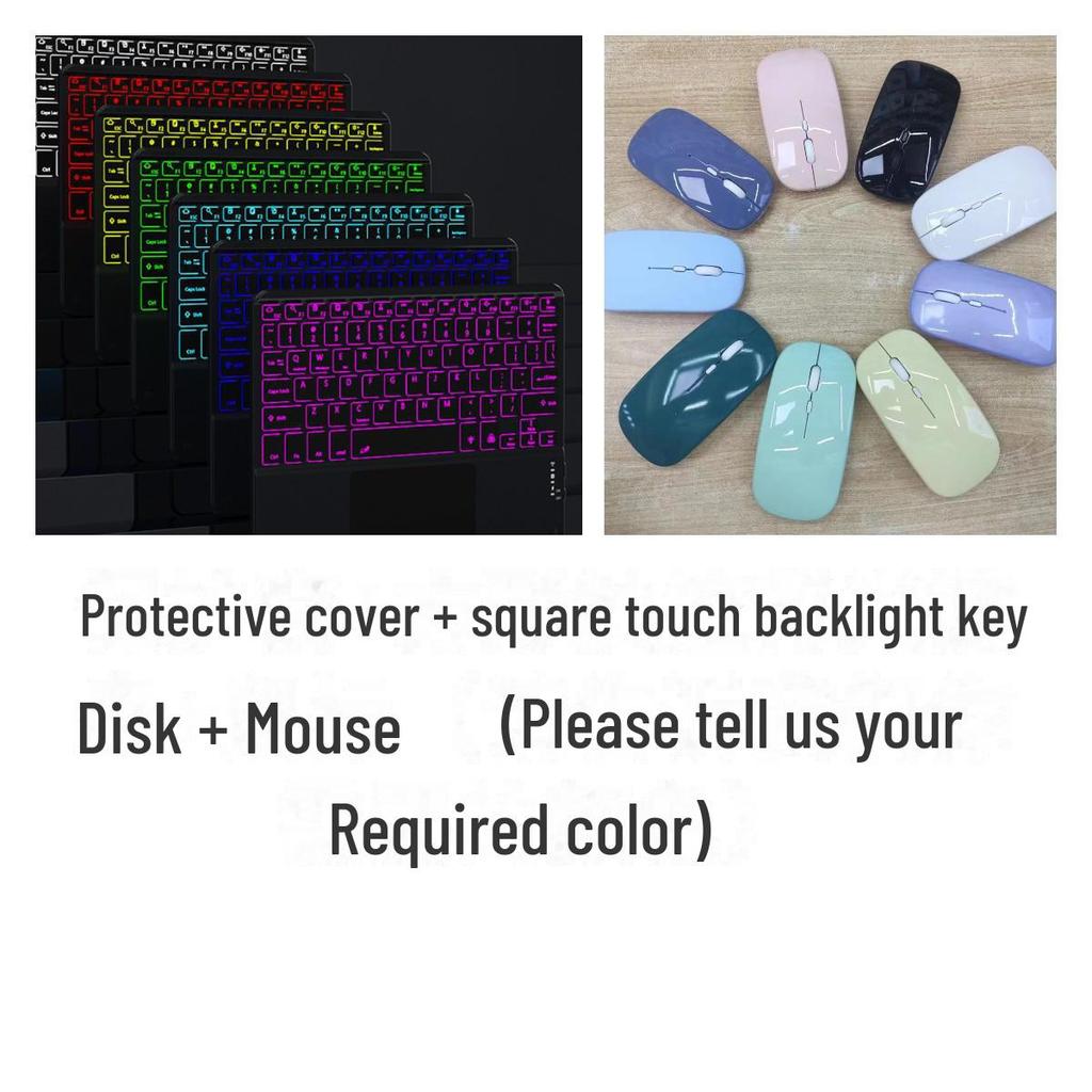 360° Rotating Keyboard Case for Huawei MatePad 10.4" Tablet with Pen Slot & Transparent Cover