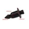 50pcs 6mm Motorcycle Fairing Trim Plastic Push Fits Rivet Clips For-Suzuki