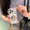 Французский Купидон Ангелочек Магнитный Чехол для Телефона для iPhone 14/15/16 Pro Max/17