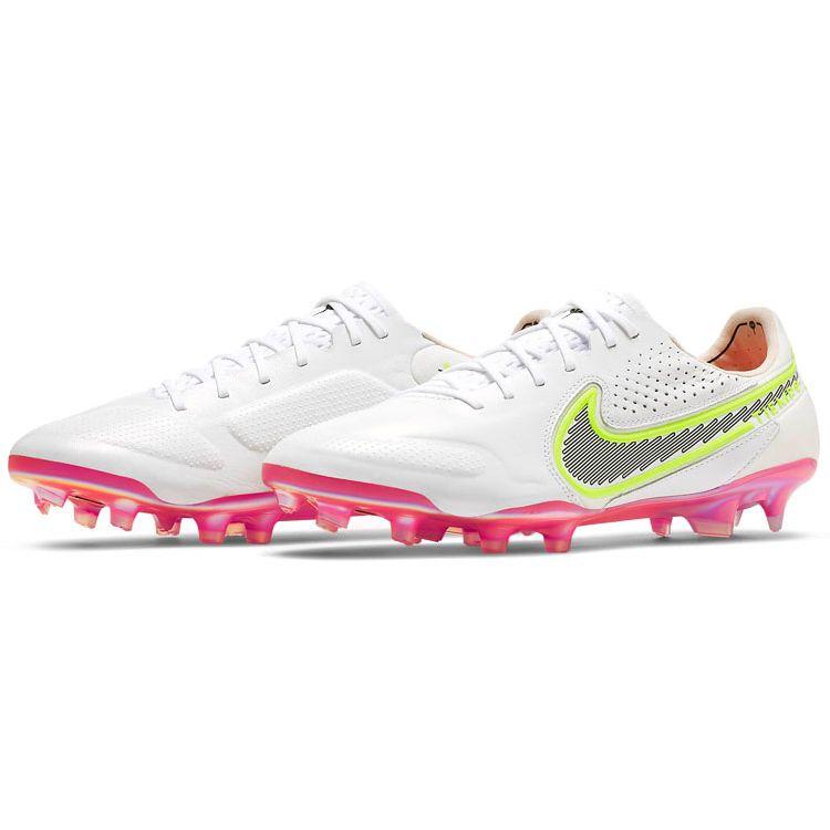 Nike Кроссовки унисекс Tiempo Legend 9 Elite FG Rawdacious White Bright-Crimson Pink-Blast CZ8482-121
