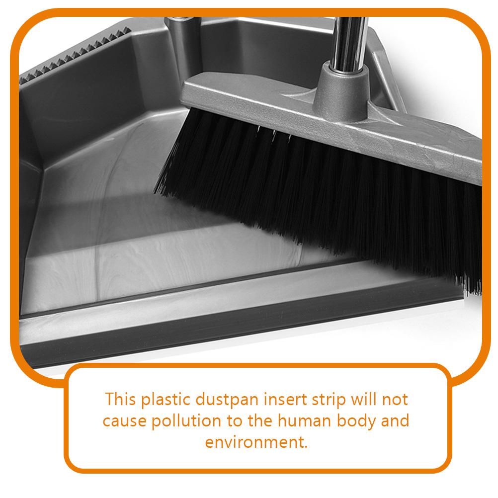 2 шт. Оконный совок Резиновая полоса Кромка ведра для золы Сбор мусора Вход Мягкий прижим 3 Скребок Пластик