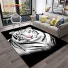 3D мультфильм Dream Tiger Animal Beast Ковер Ковер для дома Гостиная Спальня Диван Коврик Декор, Детский коврик Нескользящий напольный коврик