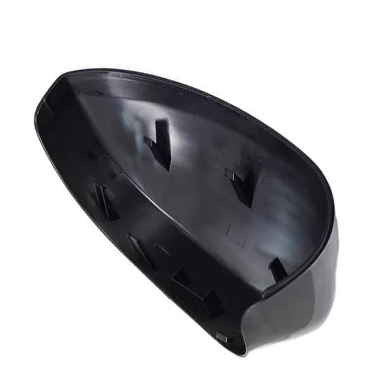 For Fiat 500 2007- Carbon/Glossy Black Side Mirror Cover Cap Door Wing Rearview Mirrors Accessories