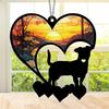 Pet Memorial Sun Catcher Dog Cat Suncatcher Pet Memorial Keepsake Stained Glass