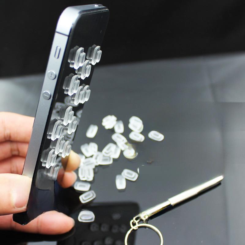 Silicone Rectangular Frosted Nose Pads Clip-on/Snap-on for Glasses & Sunglasses