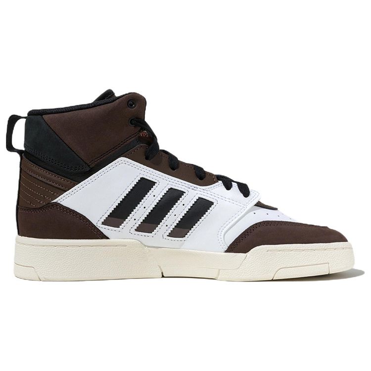 adidas Оригинальные высокие кроссовки для скейтбординга Drop Step XL, повседневные, унисекс, белые, коричневые IG4801