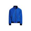Polo Solid Color Fleece Zip Collar Jacket Men Jackets Blue MNPOOTW16020757