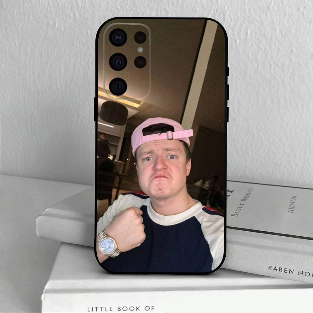 M-Mellstroy-Y Чехол для телефона Samsung S25,24,23,22,30,21,10,9,Ultra,Plus,Lite,FE,4,5 G Мягкий Черный Чехол