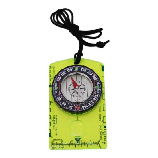 Уличный компас с увеличительным стеклом, линейкой, шкалой, многофункциональный, для кемпинга, пеших походов, туризма, выживания, ориентирования, навигационный инструмент