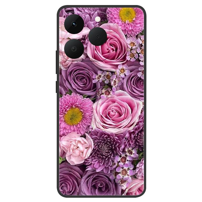 Чехол для Realme 15T Realme15T 5G НОВЫЙ ТПУ Силиконовый Ударопрочный Чехол-Кот для Realme 15 T 15t 2025 Funda Печать Мягкий Coque